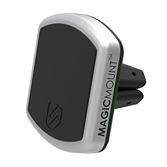 SCOSCHE Magnetic Mount for Universal/Smart Phone - Frustration-Free Packaging - Black/Silver