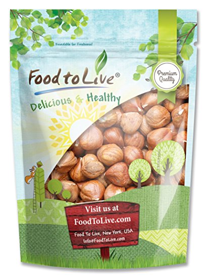 Food to Live Hazelnuts / Filberts (Raw, No Shell) (8 Ounces)