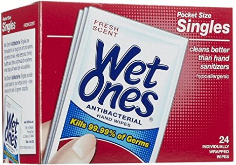 Wet Ones Singles (Pack of 24)