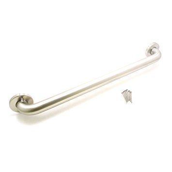 WingIts WGB6SS36 STANDARD Grab Bar, Concealed Mount, Satin Stainless Steel, 36-Inch Length by 1.50-Inch Diameter