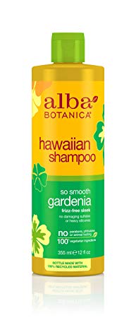 Alba Botanica Go Smooth Gardenia Hawaiian Shampoo, 12 oz.