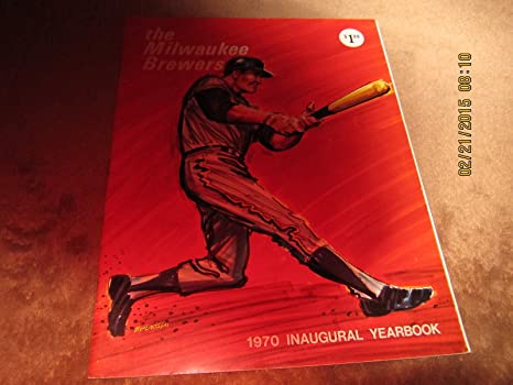 1970 Milwaukee Brewers Baseball yearbook em