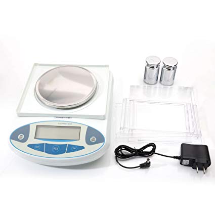 3000g/0.01g Precision Balance Scale LCD Digital Electronic Analytic Balance Scientific Lab Instrument Laboratory Scale White