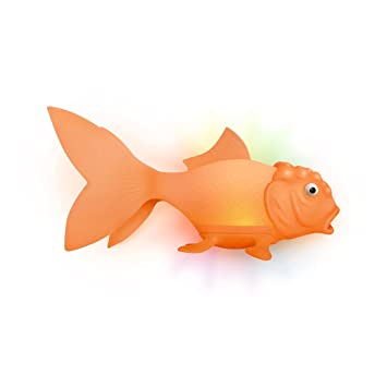 Genuine Fred Koi Toy Light-Up Bath Goldfish,Orange