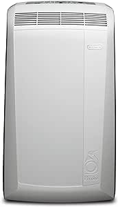 De'Longhi Pingüino PAC N77ECO Aire Acondicionado Portátil, 8200 Btu/h, 2.1 kW, Ventilador y Deshumidificador, Bajo Consumo, Función Eco Plus, Temporizador y Termostato de 12 Horas, Blanco