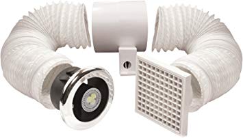 Manrose 100mm LED Shower Light/Extractor Fan