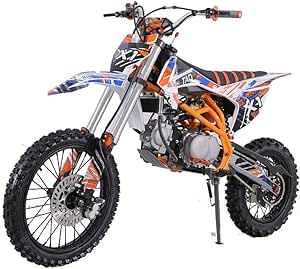 X-PRO 140cc Adult / Youth 140 Dirt Bike Pit, Orange