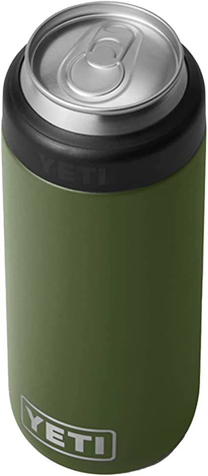 YETI Rambler 12 oz. Colster Slim Can Insulator for the Slim Hard Seltzer Cans, Highlands Olive