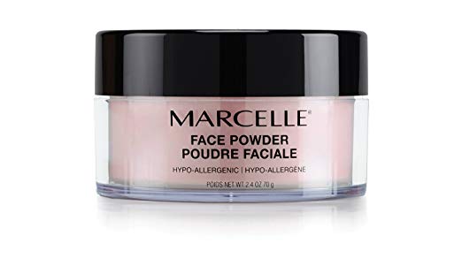 Marcelle Face Powder, Translucent Medium, Hypoallergenic and Fragrance-Free, 2.4 oz