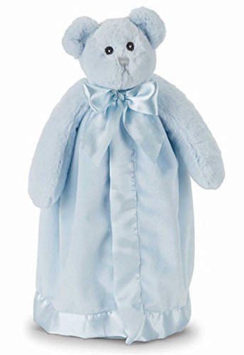 Blue Teddy Bear Hugs and Blankie by Bearington - Baby Boy Gift