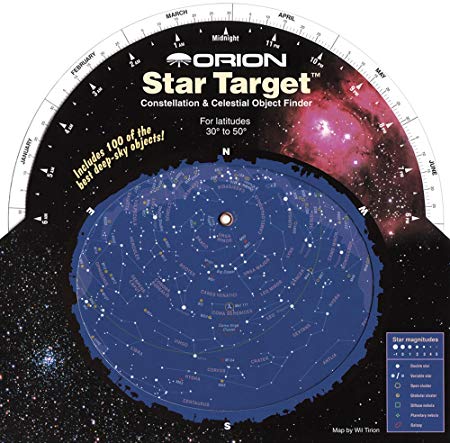 Orion 04110 Star Target Planisphere (Black)