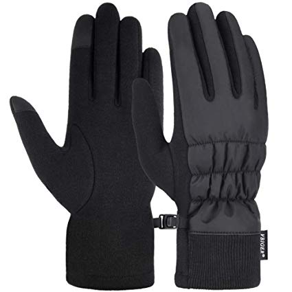 Women Winter Gloves, VBIGER Warm Touch Screen Gloves for Cycling Driving Running