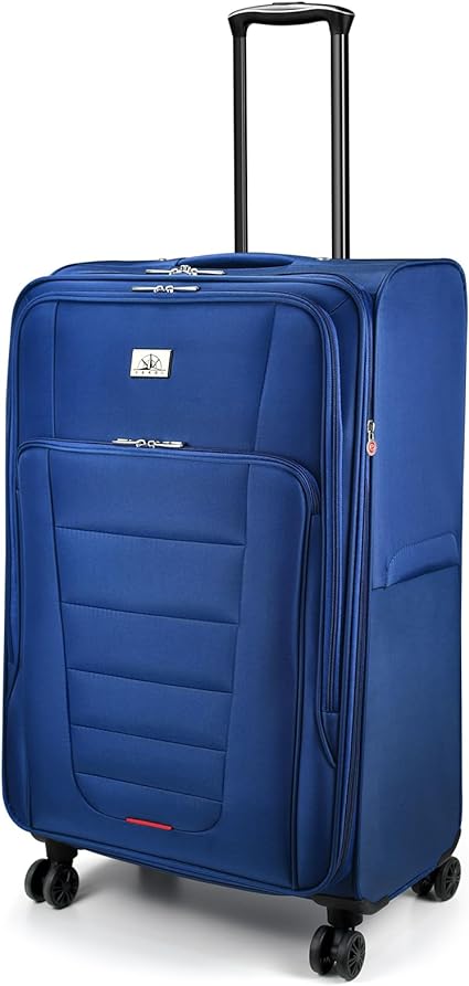 Softside Expandable Luggage with Spinner Wheels Lightweight Travel Suitcase