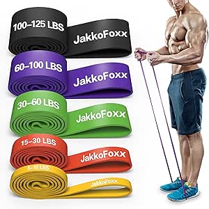 Pull Up Bands,Resistance Band,Stretching Assist Band, Portable Exercise, Muscle Training, Physical Therapy, Exercise Workout Bands for Working Out