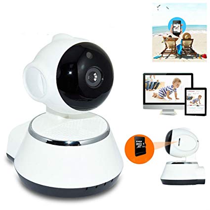 Wireless 720P Pan Tilt Network Home CCTV IP Camera IR Night Vision WiFi Webcam