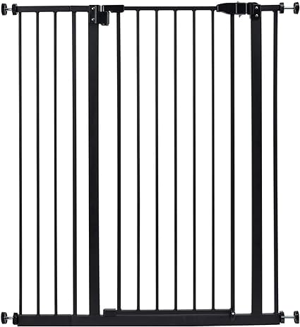 41'' Extra Tall Gate - Gate with Door, Tall Gates for Dogs, Tall Pet Gate, 41" Tall & 29-38" Wide