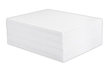 Mat Board Center, Pack of 25 11x14 1/8" White Foam Core Backing Boards