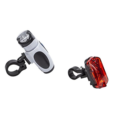 Sunvp Lights Set Bright Mountain Waterproof Cycling Bike Headlight and Taillight Combinations