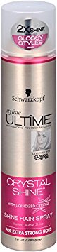 Schwarzkopf Styliste Ultime Crystal Shine Hairspray, 10 Ounce