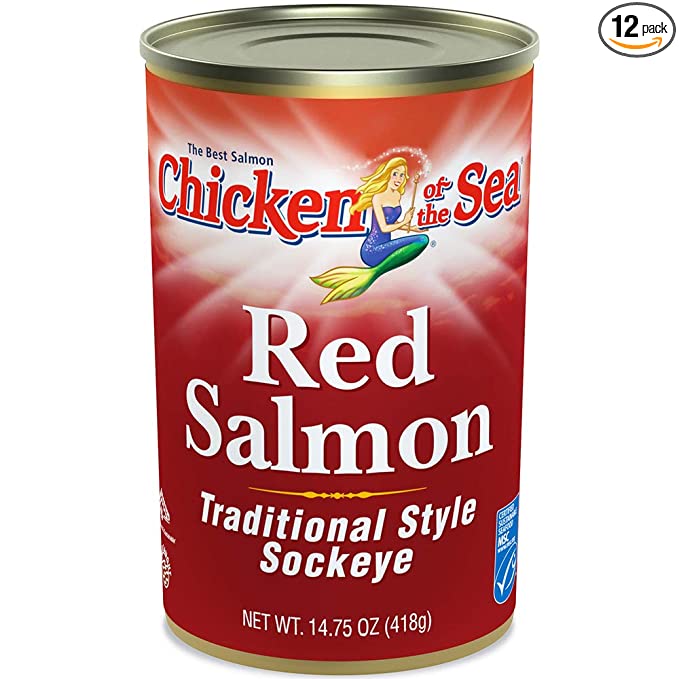 Chicken of the Sea Red Salmon, 14.75 Ounce Cans (Pack of 12)
