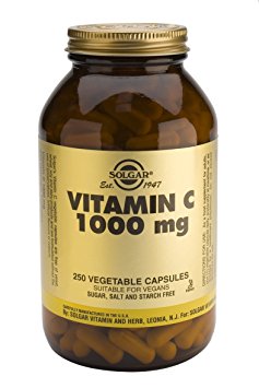 Solgar Vitamin C Vegetable Capsules, 1000 mg, 250 Count