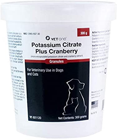 Vet One 601120 Potassium Citrate Plus Cranberry Granules 300 G