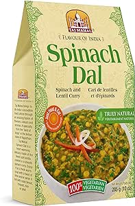 Taj Mahal Spinach Dal - Ready to Eat, 285 Grams