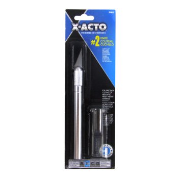 ELMERS X-Acto #2 Knife with Cap, Silver (X3602)