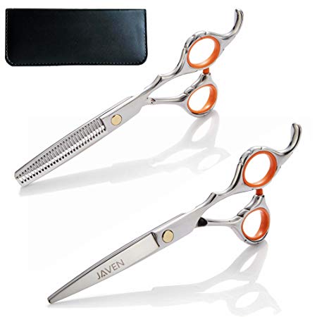6.5 Inch Japanese Hairdressing Hair Shears Scissors For Women Kids Professional Razor Hair Cutting Scissors Kit Fine Adjustment Tension Screw 440C Stainless Steel Comfortable Finger Rest With Bag Comb