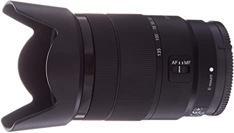 Sony SEL18135 18-135mm F3.5-5.6 OSS APS-C E-mount Zoom Lens, Black