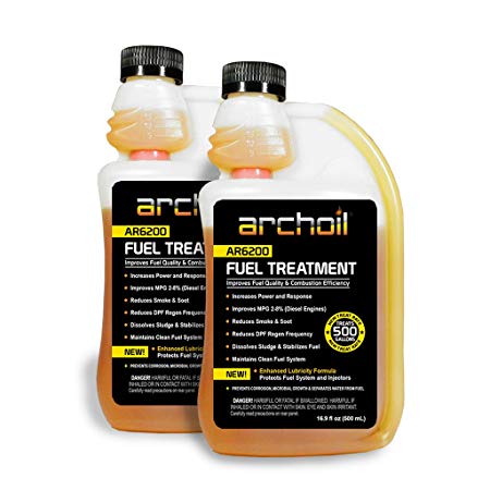 Archoil AR6200 Fuel Treatment Two Pack - 2 x 16oz Bottles - Treats 1,000 gallons of Fuel