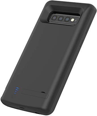 Battery Case Designed for Samsung Galaxy S10 Plus, BStrive 6000mAh Portable Slim Protective Charging Case Fingerprint Resistant Charger Case Extended Battery Backup Cover for S10