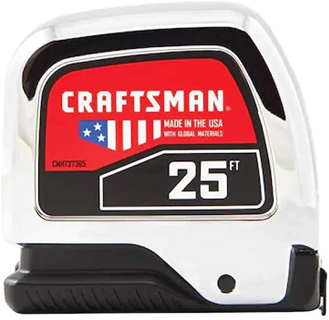 CRAFTSMAN Tape Measure, 25-Foot (CMHT37365S)