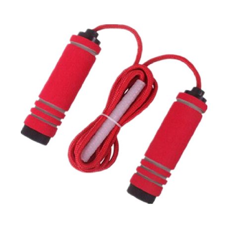 SUNVP Speed Jump Rope Professional Fitness Exerciser Ropes Adjustable Outdoor Sports Foam Skipping Rope