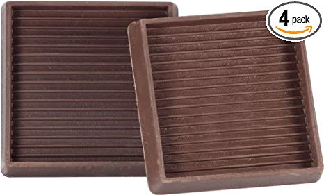 Shepherd Caster Cup 3 x 3  Brown Rubber 4 Count