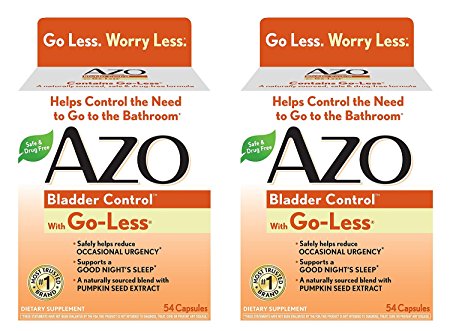 AZO Bladder Control, 54 Count x 2