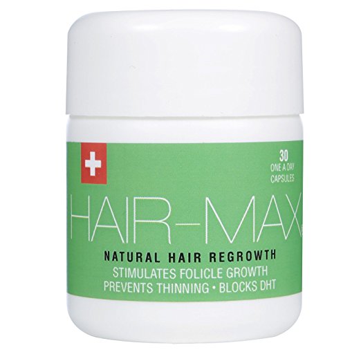 HAIR-MAX® - Hair Growth Supplement | Natural UK Hair Growth Supplement | Swiss Formulated To Increase Hair Growth, Block DHT & Prevent The Thinning Of Hair | Clinically Developed | 30 x 1000mg Tablets