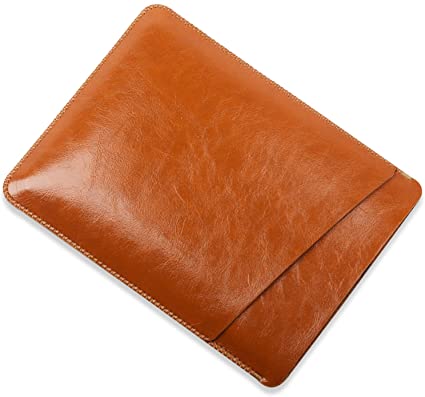 Ayotu Leather Slim Case for All-new Kindle Paperwhite 2018,Soft Microfiber Felt Synthetic Leather Bag Fits All Kindle Paperwhite,Kindle Voyage,New Kindle 8th Generation (2016 Version)-Brown