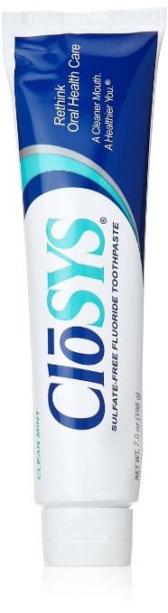 CloSYS Fluoride Toothpaste Clean Mint 7 Ounce