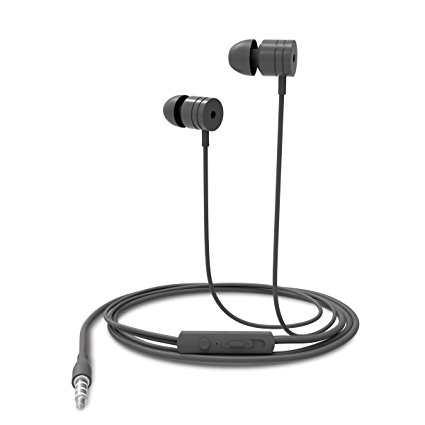 Portronics Por-766 Conch 204 In-Ear Stereo Having 3.5Mm Aux Port Headphone(Grey)