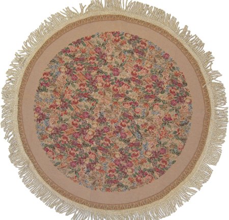 DaDa Bedding TC-3100 Wildflower Wonderland Woven Round Tablecloth, 36-Inch, Floral