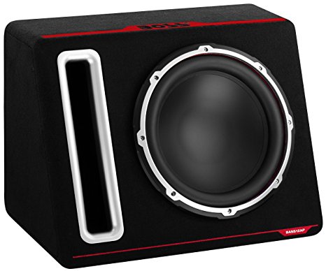 Boss Audio Systems BASS12AP 600W 12" Enclosed Slot Ported Subwoofer, Built-In Amplifier