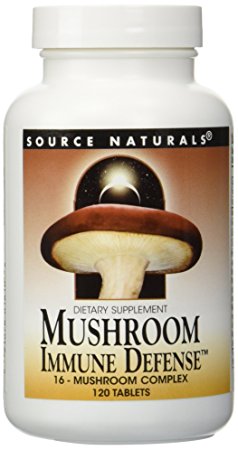 Source Naturals - Mushroom Immune Defense, 120 tablets