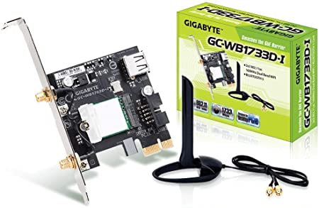 Gigabyte GC-WB1733D-I (Bluetooth 5/Wireless AC 9260/160MHz Dual Band WiFi/Expansion Card)