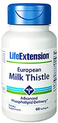 Life Extension European Milk Thistle-Advanced Phospholipid Delivery Softgels, 60 Count