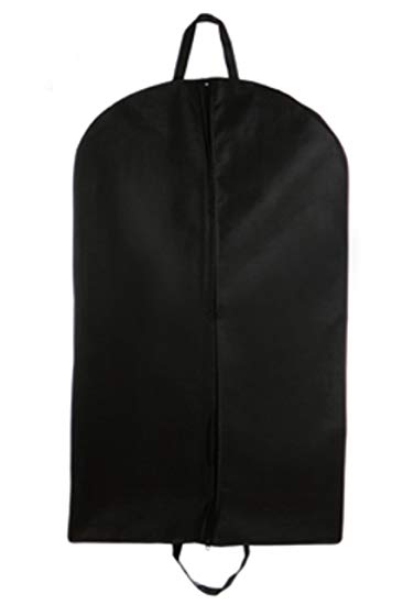 Tuva Breathable Fur Coat & Suit/dress Garment Bag, 60" Black, with Handles Tuva Inc.