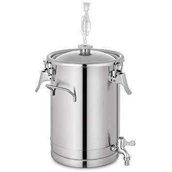 VEVOR Stainless Steel Fermenter Brewmaster Brewing Equipment for Home Beer Brewer 4 gallon Sliver