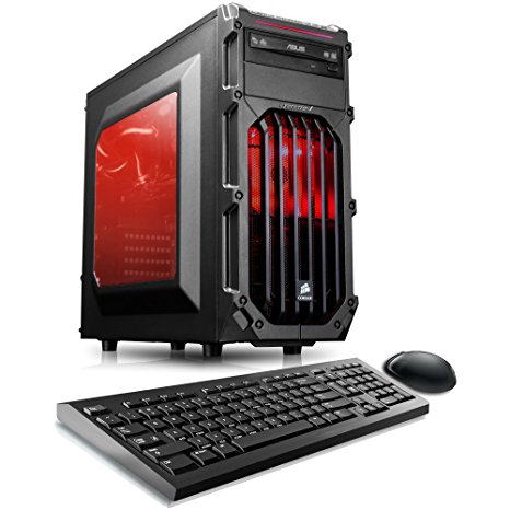 CybertronPC Palladium-1080X VR Ready Gaming Desktop - Intel Core i5-6500 3.4GHz Quad-Core Processor, 16GB DDR4 Memory, NVIDIA GeForce GTX 1080 (8GB GDDR5X) Graphics, 1TB HDD, Windows 10