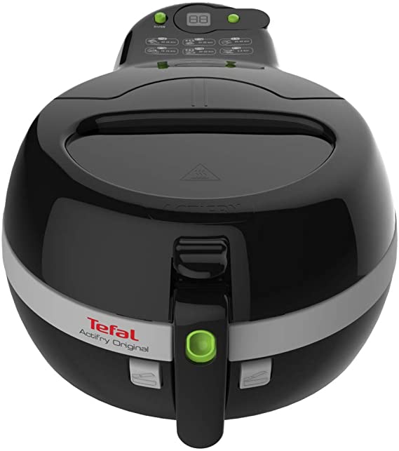 T-fal FZ700251 Actifry Oil Less Air Fryer with Large 2.2 Lbs Food Capacity and Recipe Book, Black