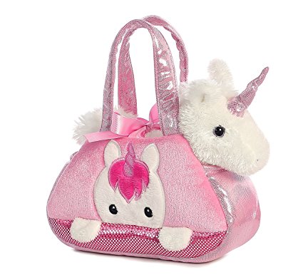 Aurora World Fancy Pals Pet Carrier, Peek-A-Boo Unicorn